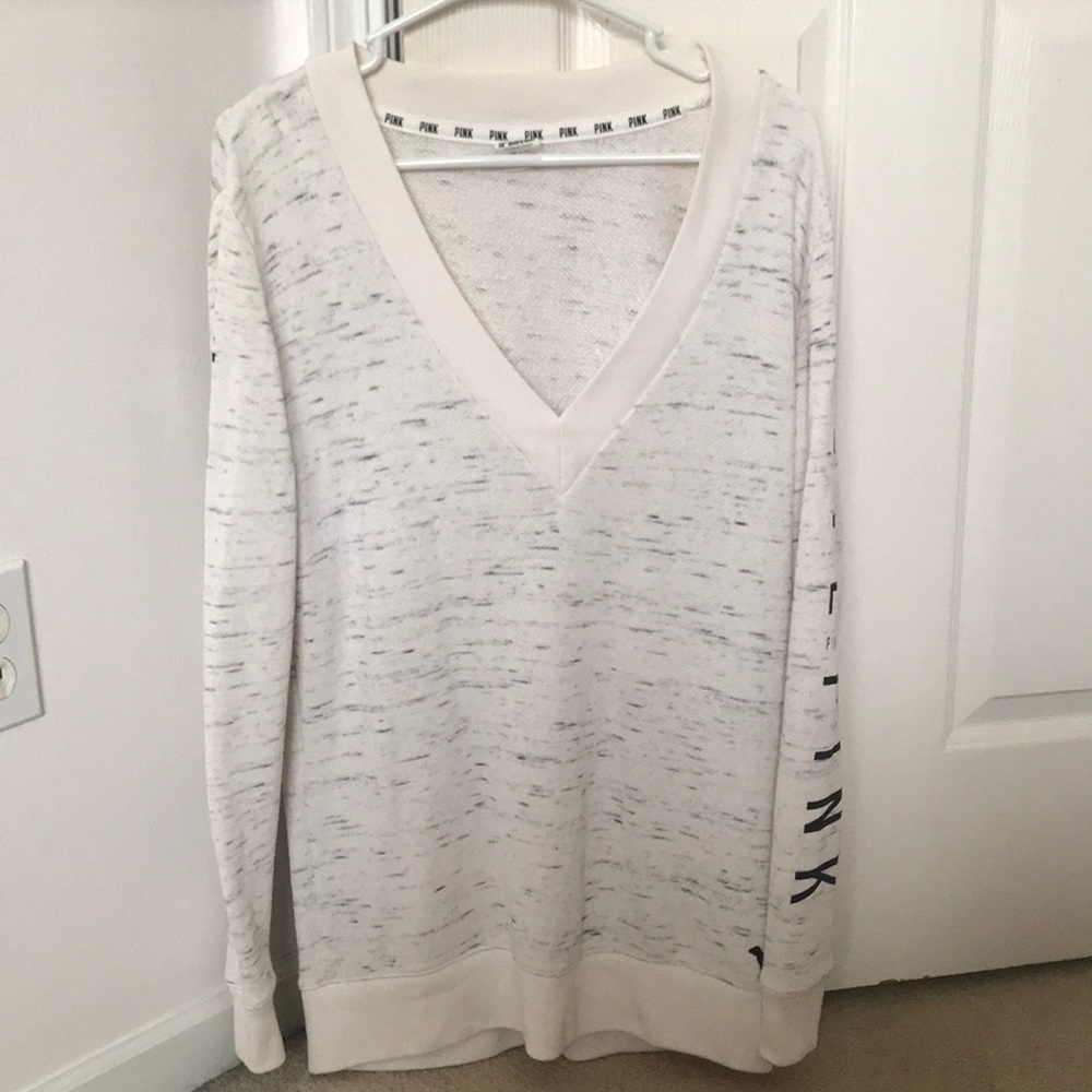 victoria’s secret v-neck sweatshirt